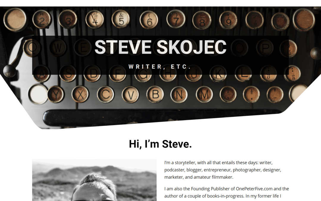 The New Website is a Work in Progress